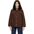 Casablanca Brown Workwear Jacket