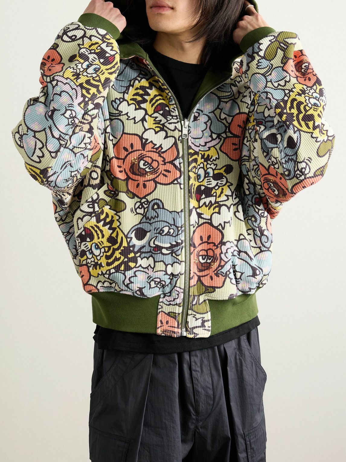 KENZO - Verdy Market Logo-Print Reversible Cotton-Blend