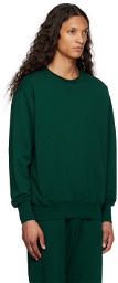 Les Tien Green Roll Neck Sweatshirt