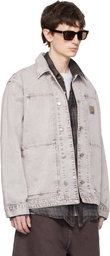 Carhartt Work In Progress Pink OG Double Front Denim Jacket