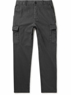 James Perse - Slim-Fit Slub Cotton Cargo Trousers - Gray