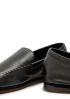 Lemaire Leather Loafers Black