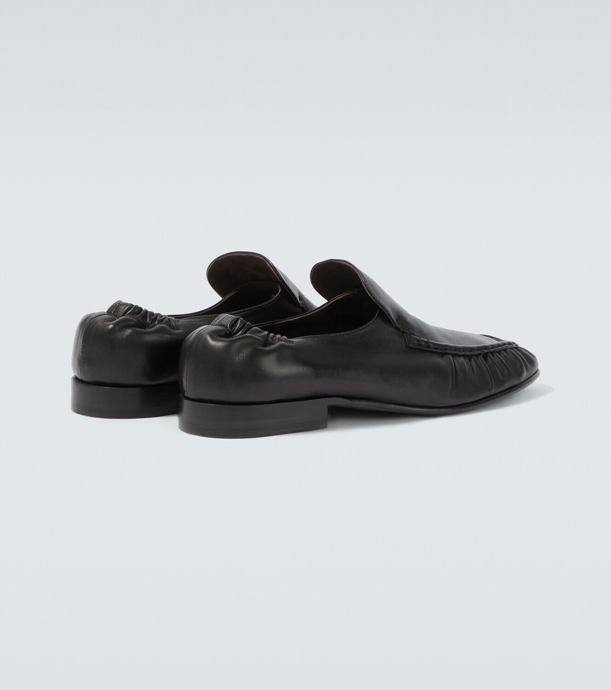 The Row Soft Two leather loafers