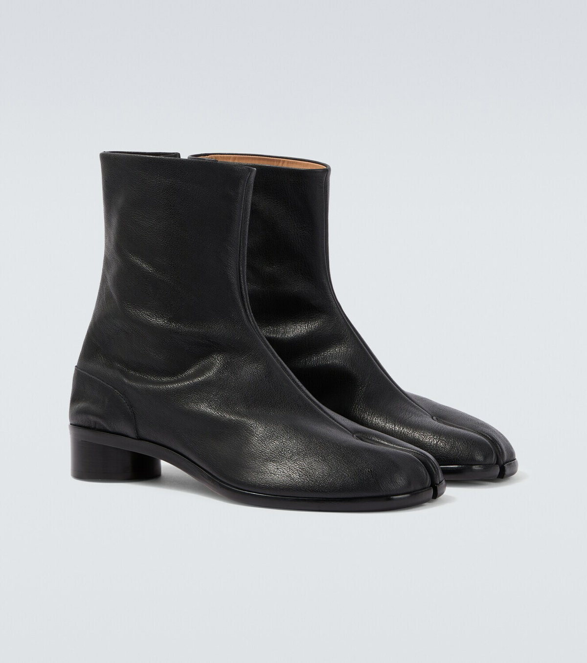 Maison Margiela Tabi leather ankle boots