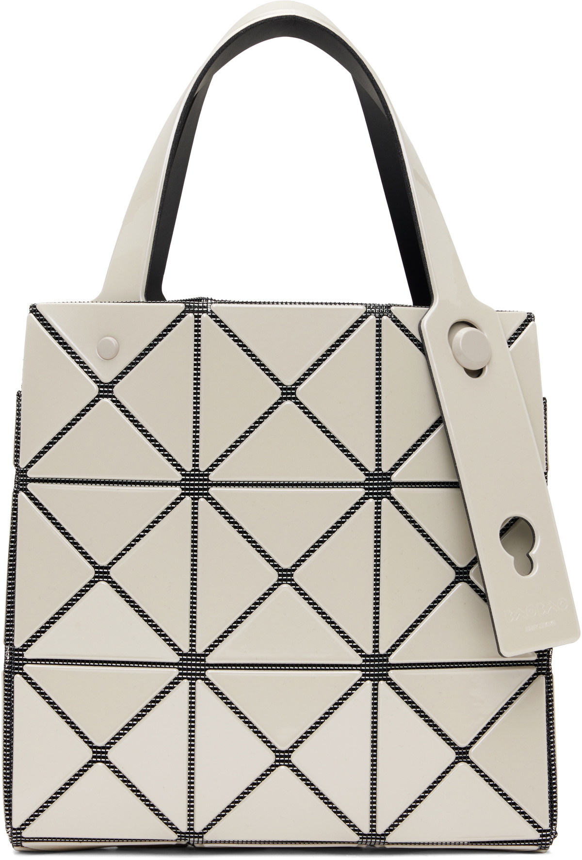 BAO BAO ISSEY MIYAKE White Carat Small Bag Bao Bao Issey Miyake