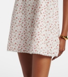 Posse Charlotte floral cotton minidress
