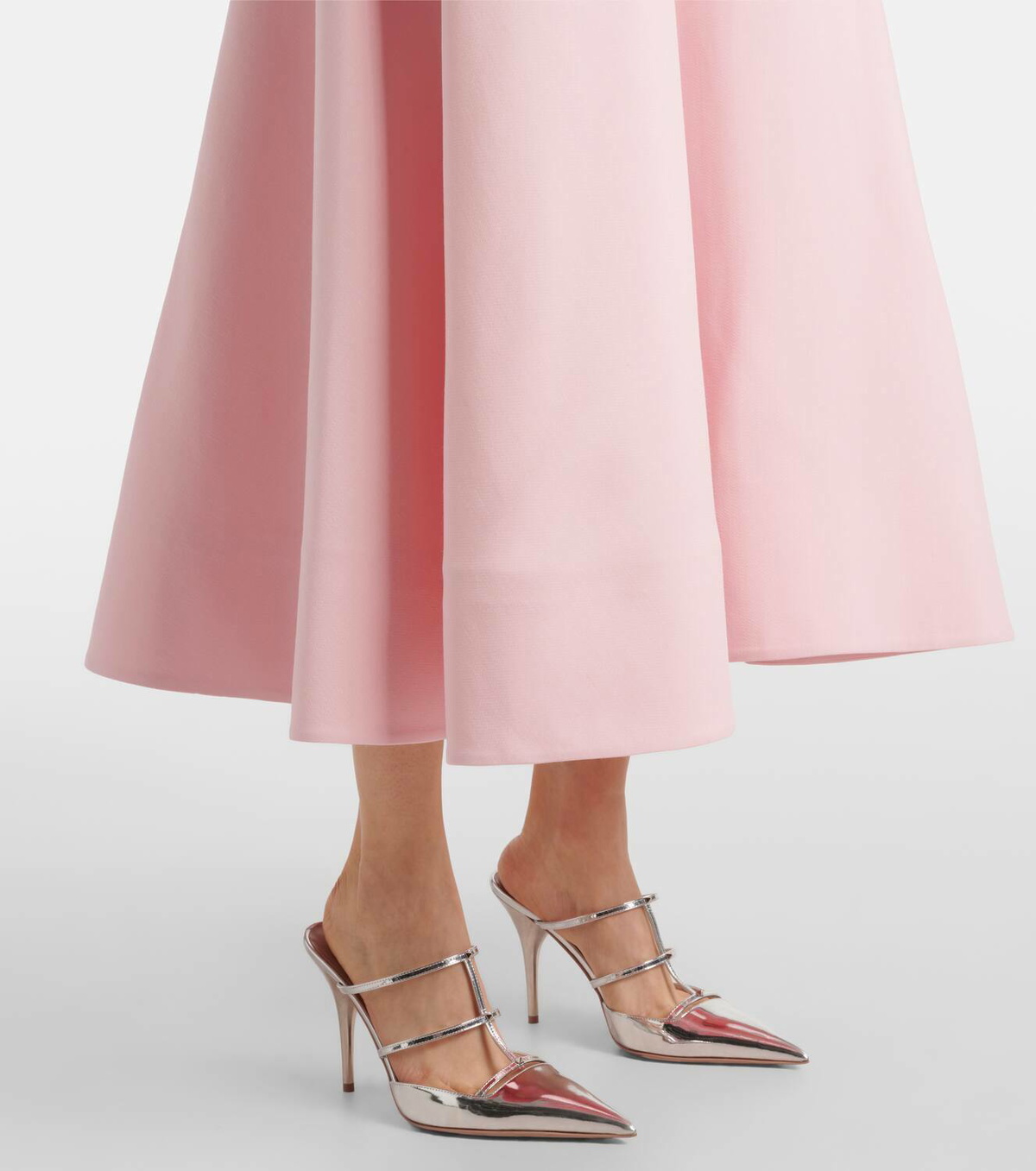 Valentino Crepe Couture floral midi dress