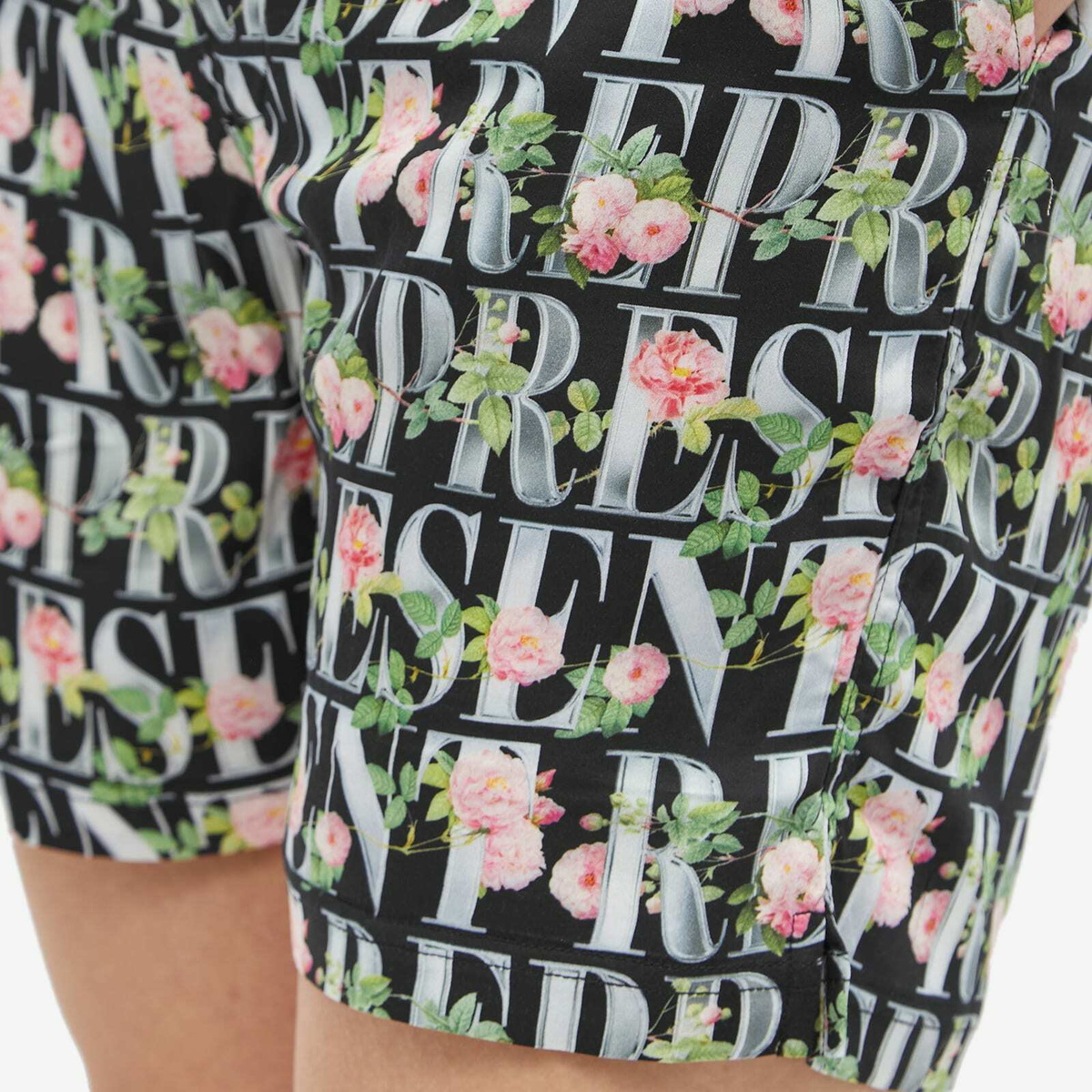 Represent Men's Floral Short in Black