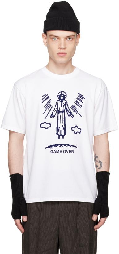 Photo: Undercover White 'Game Over' T-Shirt