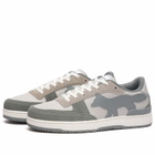 Maison Kitsuné Men's Chiru Sneaker in Patina Grey/Sea Salt
