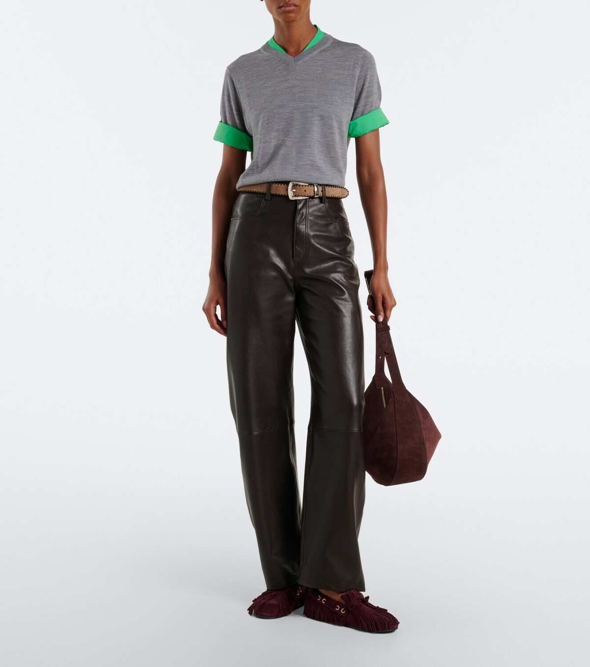 Dorothee Schumacher Layered virgin wool top