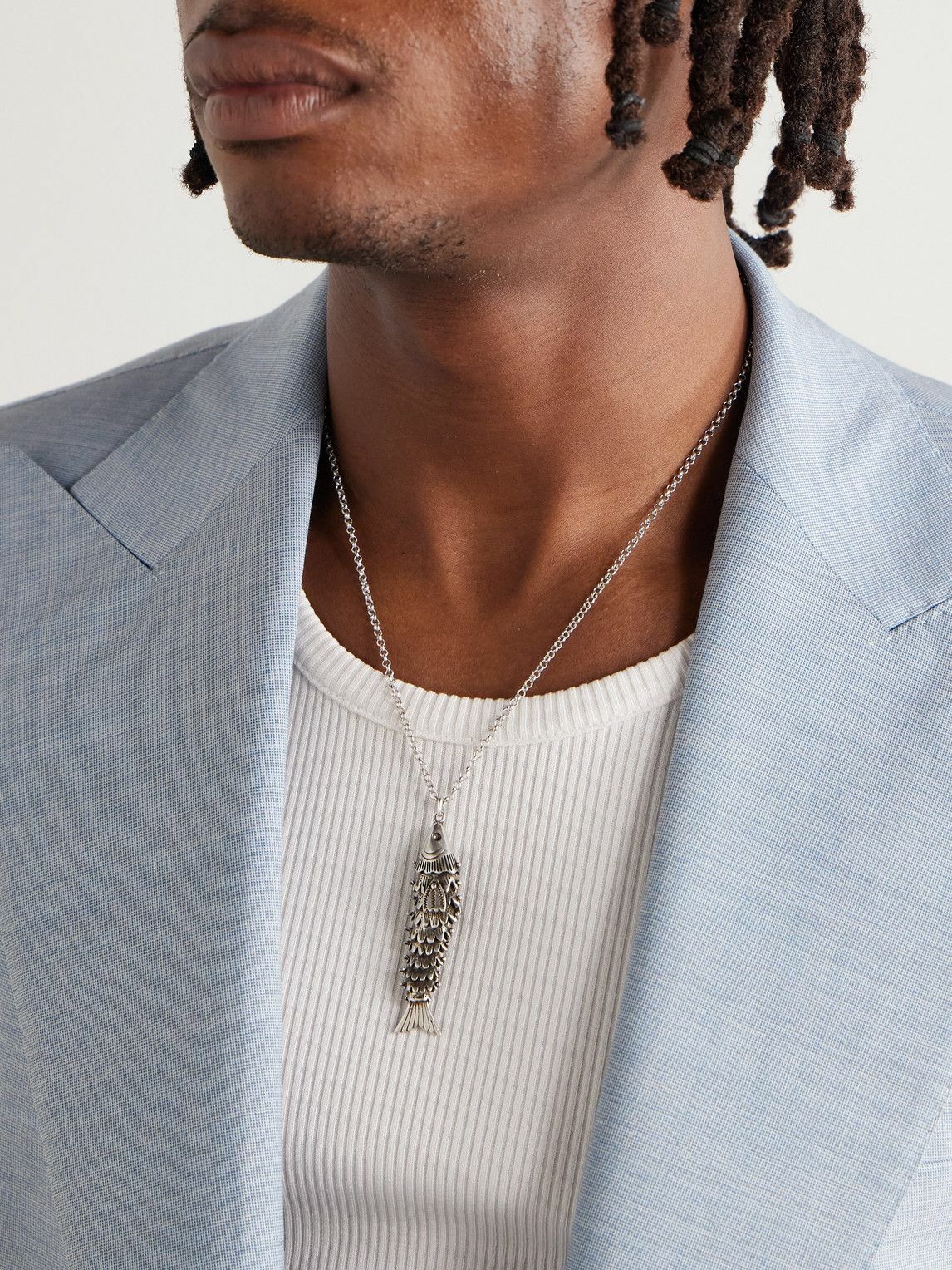 Marant - Silver-Tone Pendant Necklace