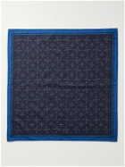 Blue Blue Japan - Kobolevi Printed Indigo-Dyed Cotton Bandana