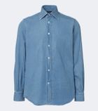 Thom Sweeney Lecce denim shirt
