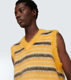Marni - Striped mohair-blend sweater vest