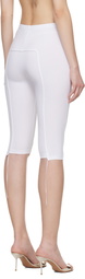 VETEMENTS White Cut-Up Capri Trousers