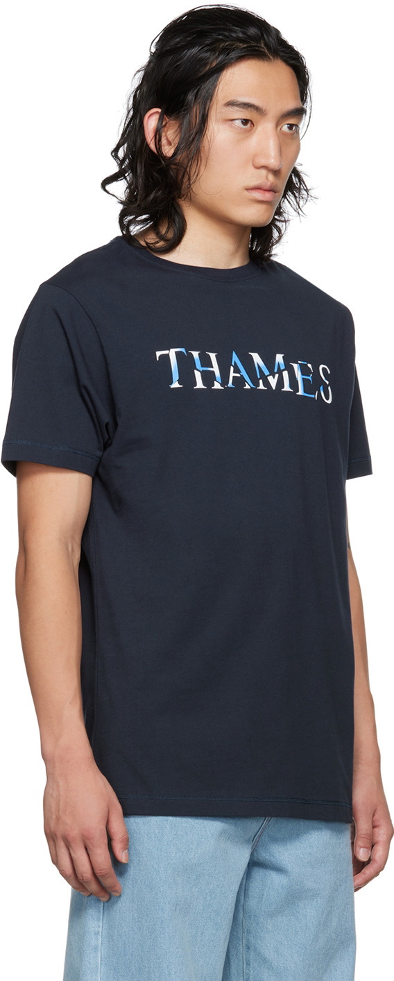 Thames MMXX. SSENSE Exclusive Navy Phantom T-Shirt