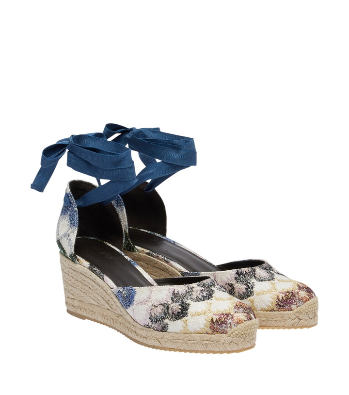 Photo: Missoni Eva lamé espadrille wedges