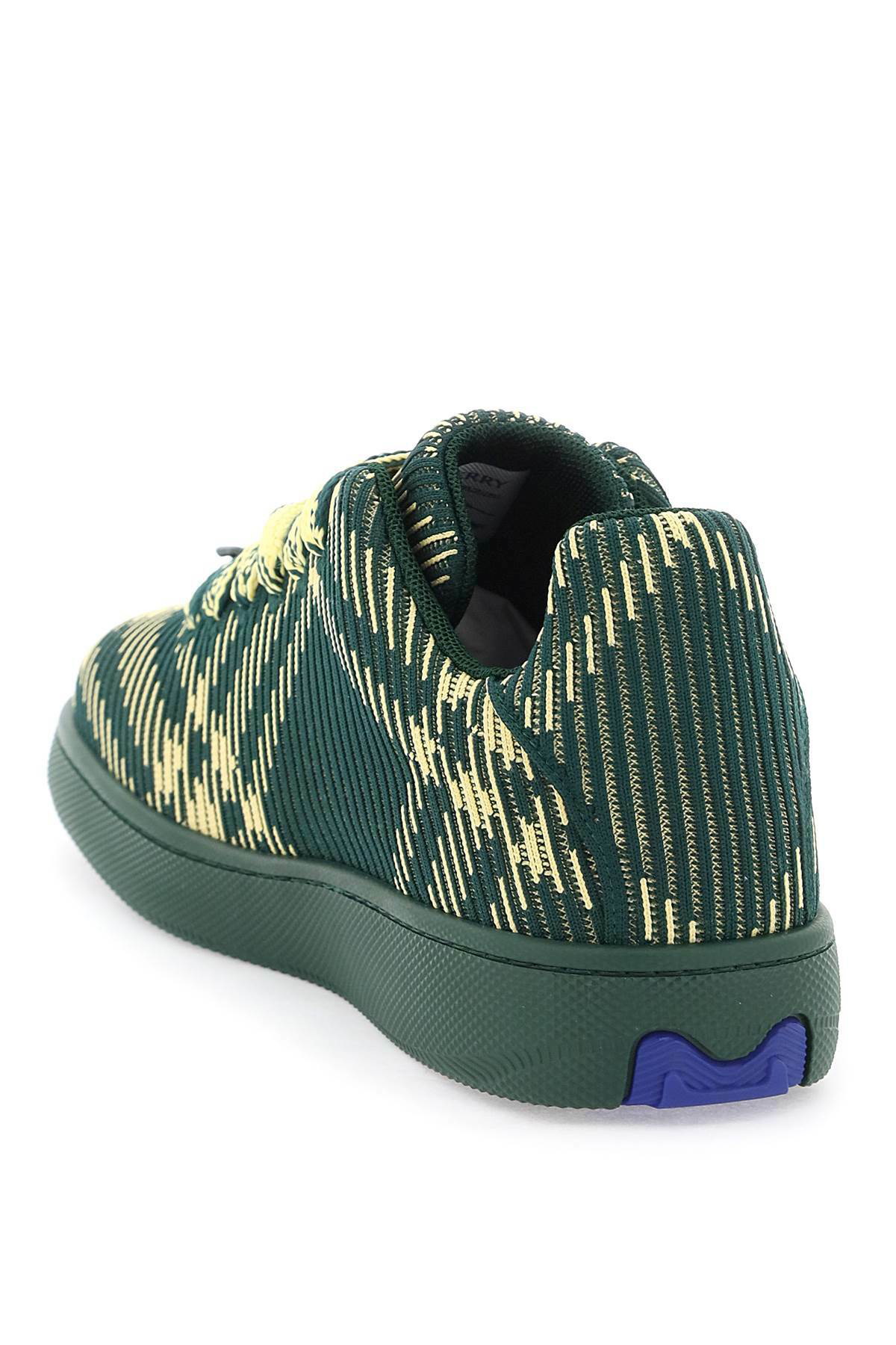 BURBERRY sneaker box with check processing Green Burberry