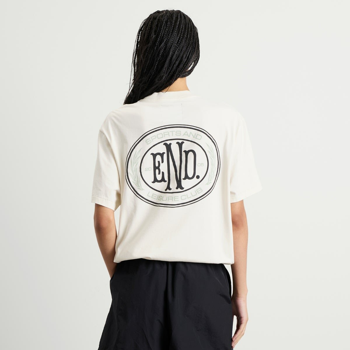 END. Leisure T-Shirt in Smoke White