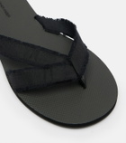 Christopher Esber Freya satin thong sandals