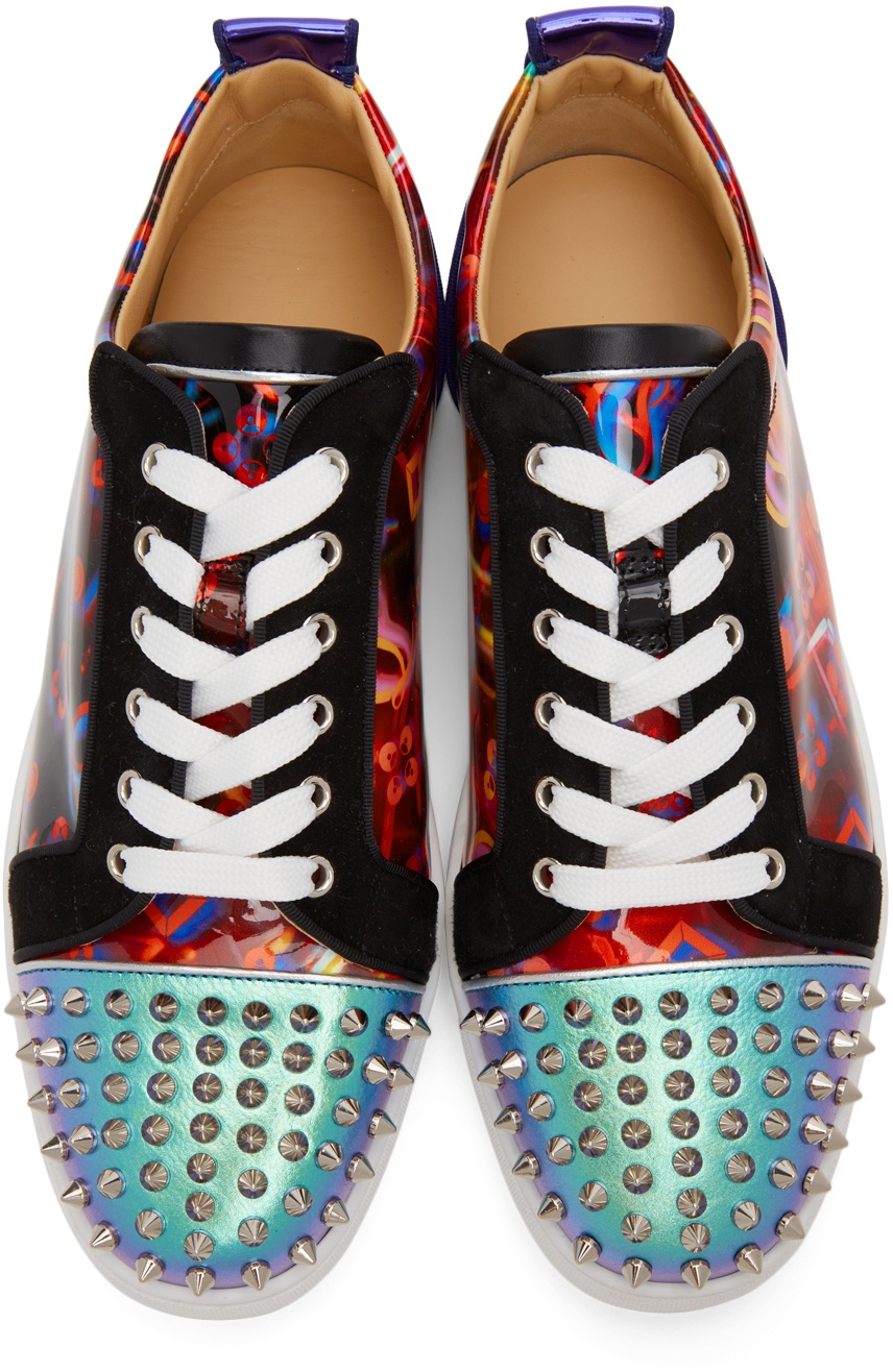 Louis junior spike leather low trainers