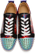 Christian Louboutin Multicolor Louis Junior Spikes Orlato Low-Top Sneakers