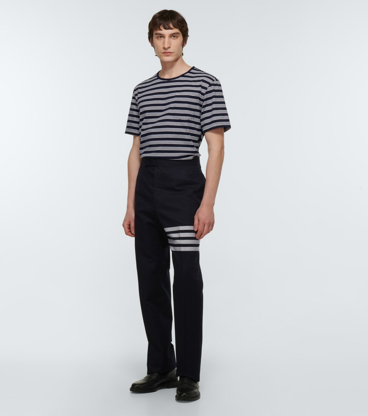 【送料&関税込】Thom Browne Striped Cotton T-shirt Thom Browne Striped cotton T-shirt Thom Browne