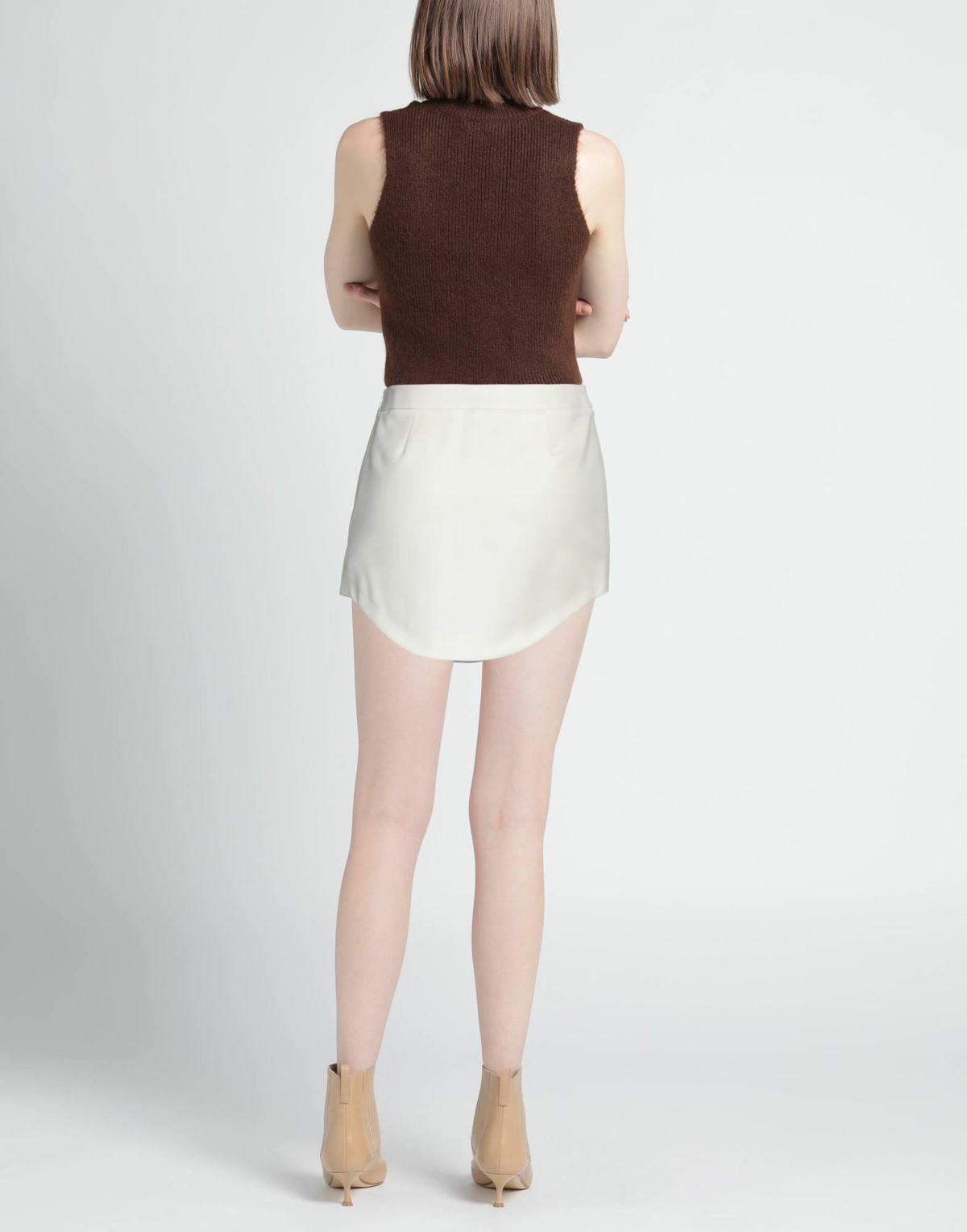 Casablanca Womens Mini skirt Ivory
