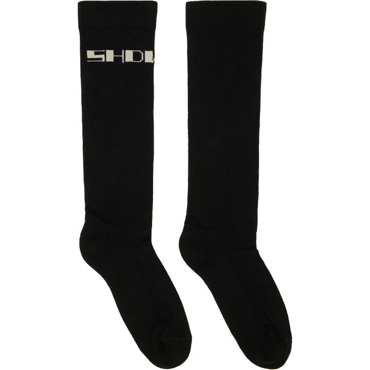 Photo: Rick Owens DRKSHDW Black Tower 'DRKSHDW' Socks
