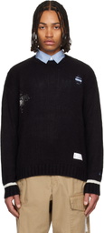 Neighborhood Black Crewneck Sweater