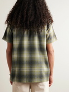 Pendleton - Board Convertible-Collar Checked Merino Wool Shirt - Green