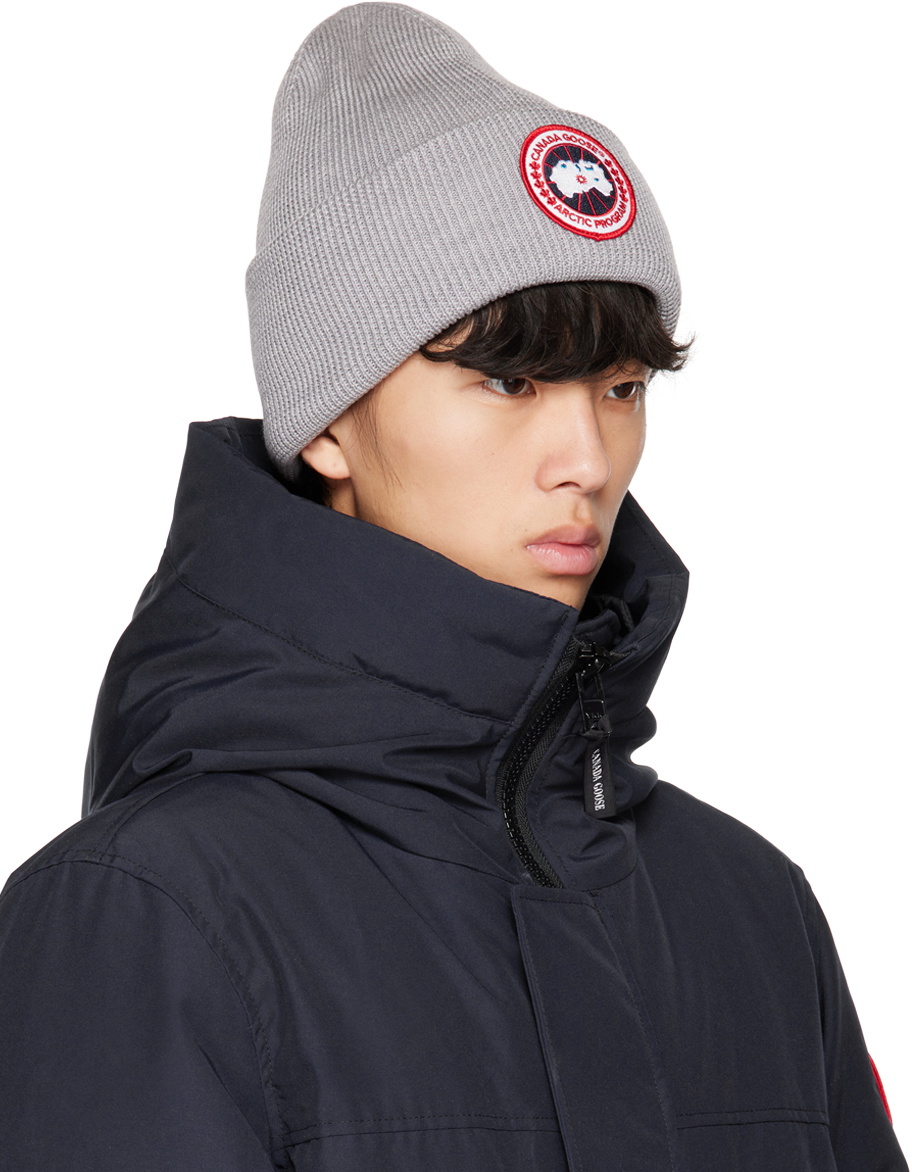 Canada Goose Gray Arctic Disc Beanie Canada Goose