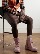 Rick Owens - Geobasket Leather High-Top Sneakers - Pink