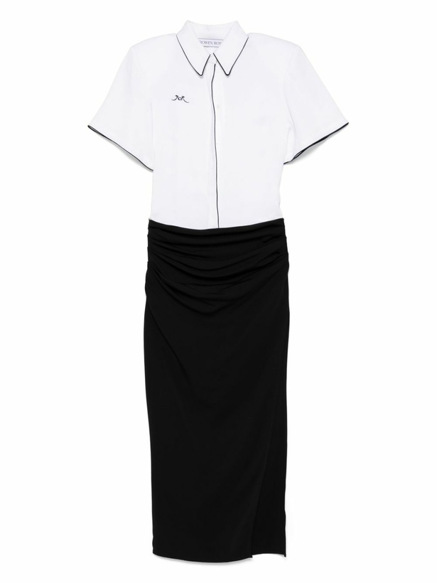Photo: Rowen Rose Two-Tone Midi Dress