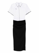Rowen Rose Two-Tone Midi Dress