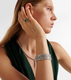 Suzanne Kalan 18kt white gold bracelet with diamonds