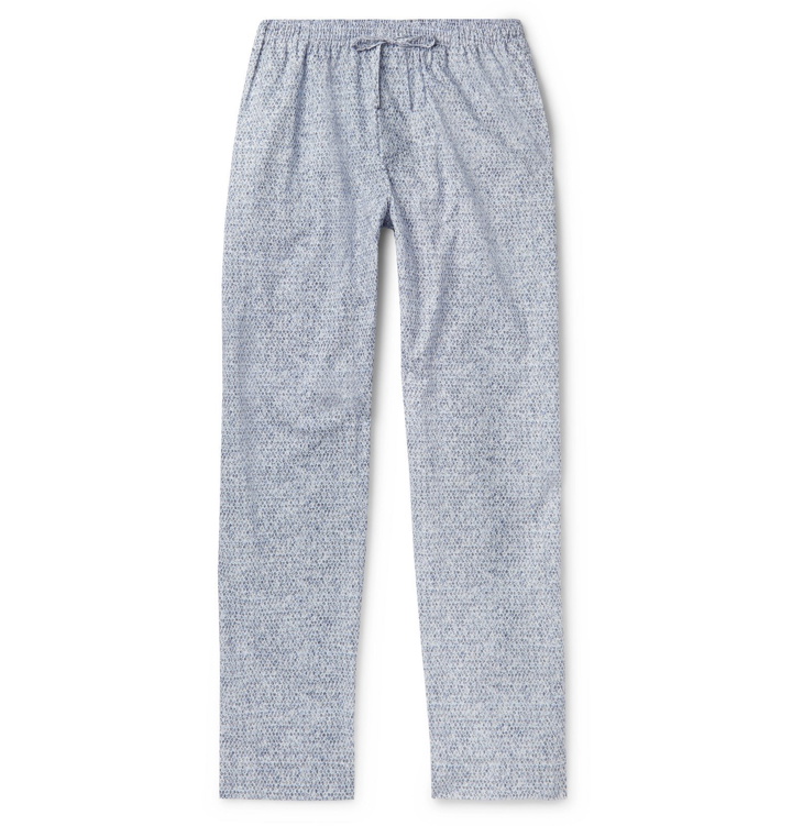 Photo: Zimmerli - Printed Cotton Pyjama Trousers - Blue