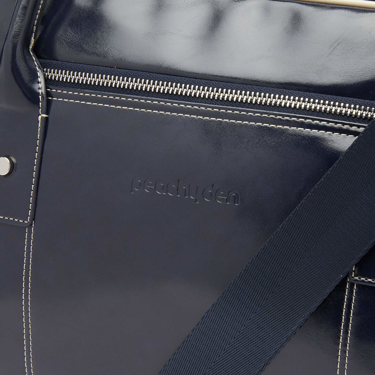 Peachy Den Women's Bowler Bag in Blueberry 