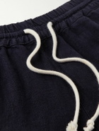 La Paz - Pestana Straight-Leg linen Drawstring Shorts - Blue