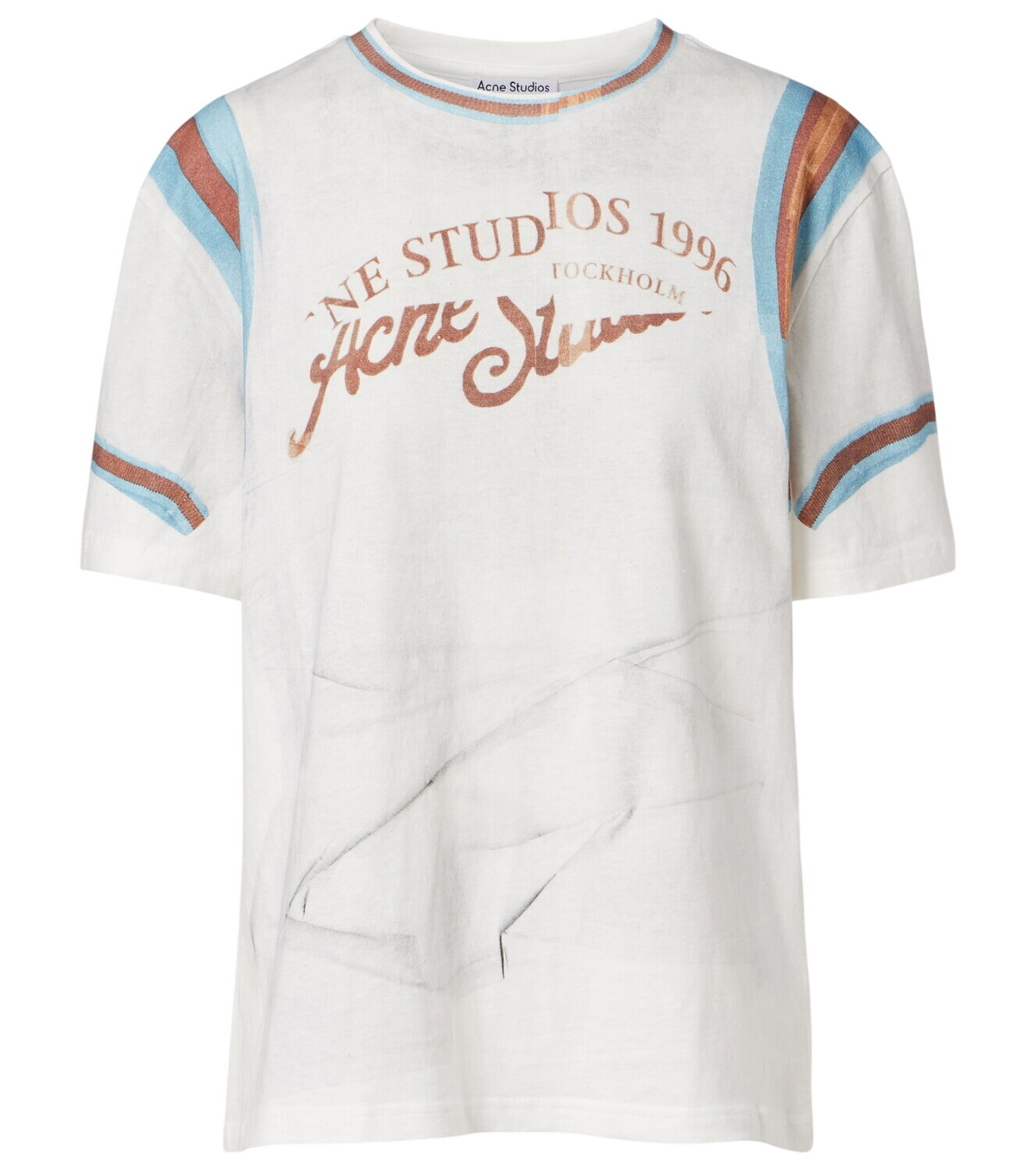 Acne Studios Black Embossed Logo Cylea T-Shirt Acne Studios