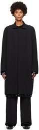 16Arlington SSENSE Exclusive Black Kastor Coat