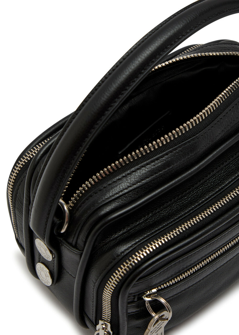 Acne Studios Camero Kit Grained Leather Cross-body bag - Black - One Size