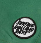 Outerknown - Logo-Appliquéd Shell Drawstring Shorts - Green