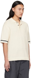 Solid Homme Off-White Stripes Polo