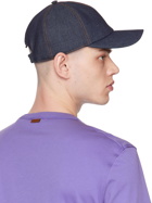 ZEGNA Indigo Denim Hardware Cap