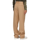 Feng Chen Wang Beige Wool Twill Trousers