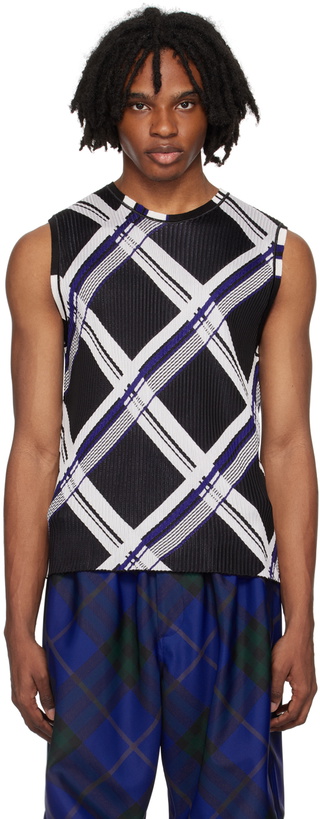 Photo: Burberry Black Check Tank Top