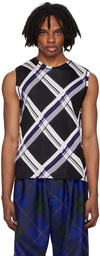 Burberry Black Check Tank Top