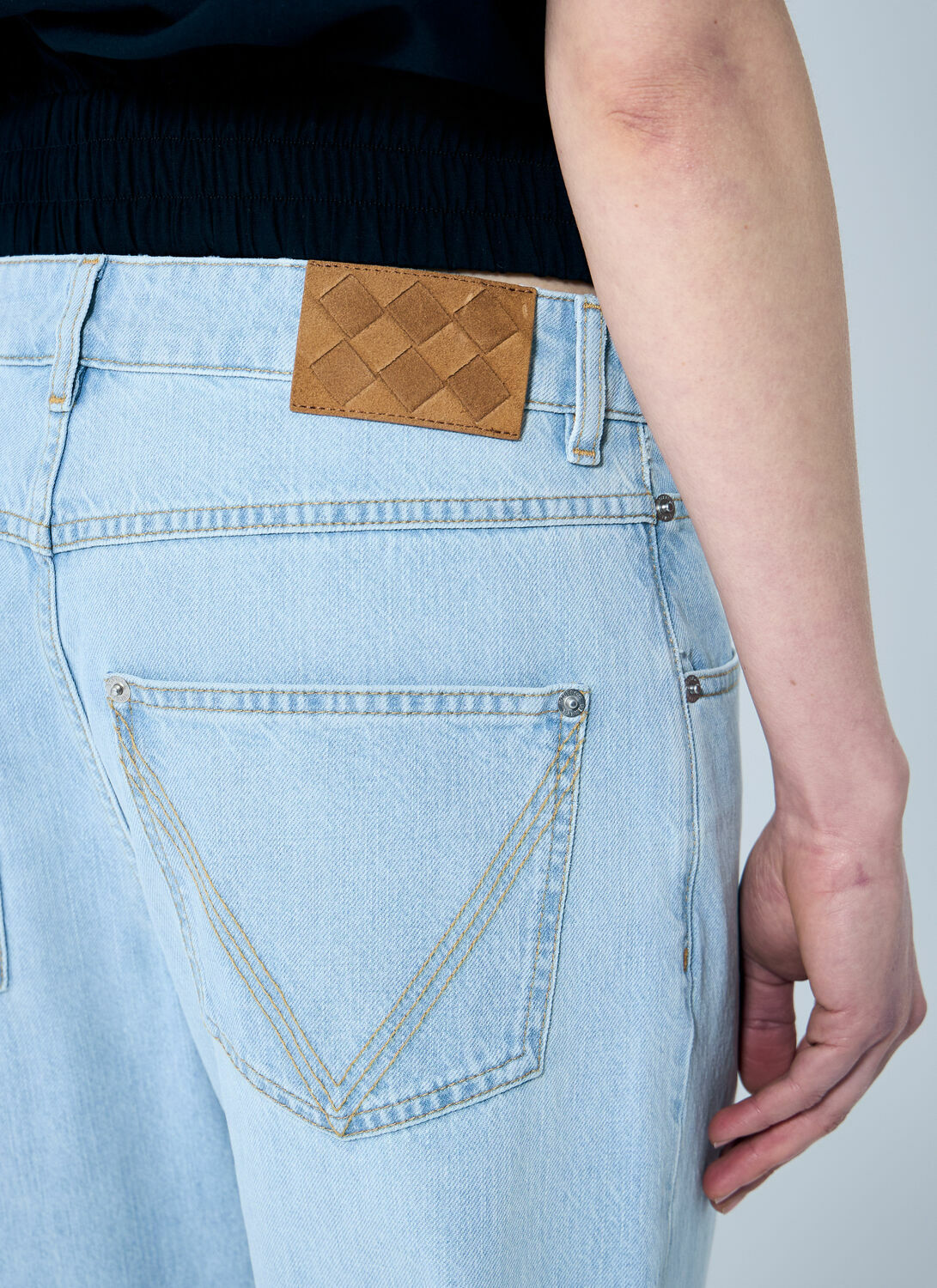 Bottega Veneta Extra Bleach Dirty Denim Jeans